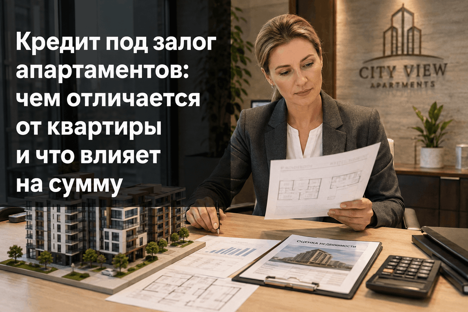 Кредит под залог апартаментов: чем отличается от квартиры и что влияет на сумму