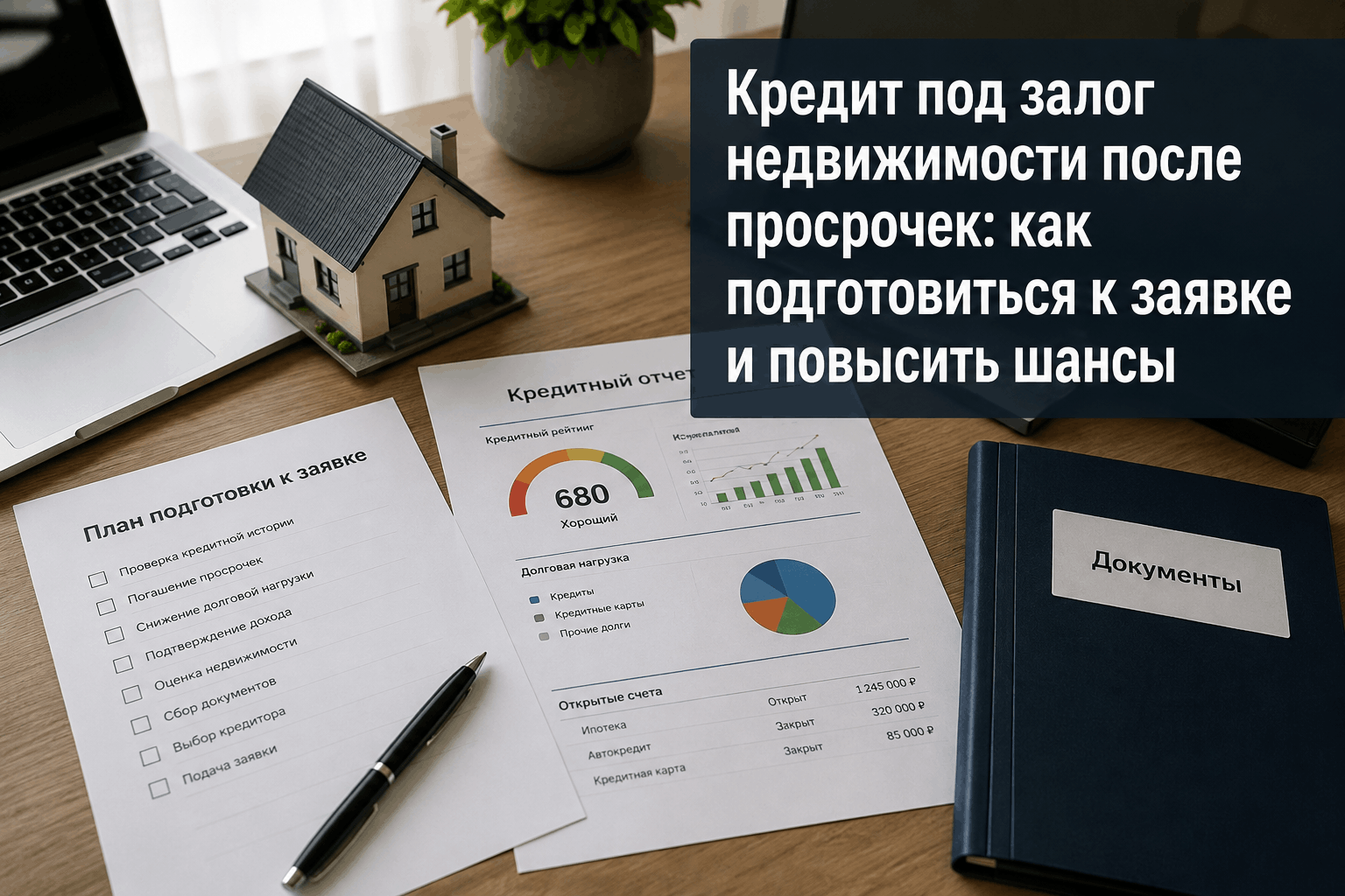 Кредит под залог недвижимости после просрочек: как подготовиться к заявке и повысить шансы
