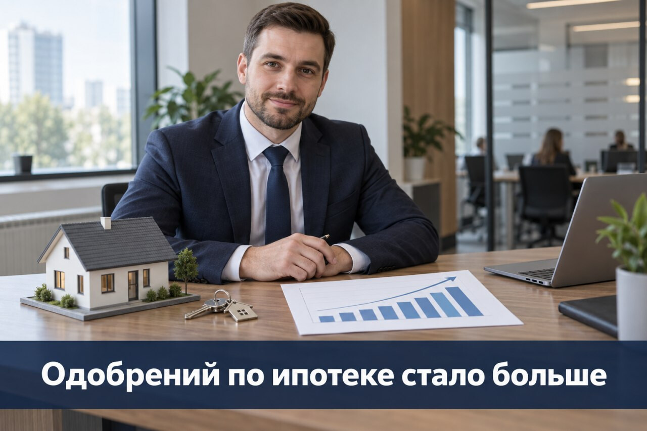 Банки стали чаще одобрять рыночную ипотеку: доля одобрений достигла 67,8%