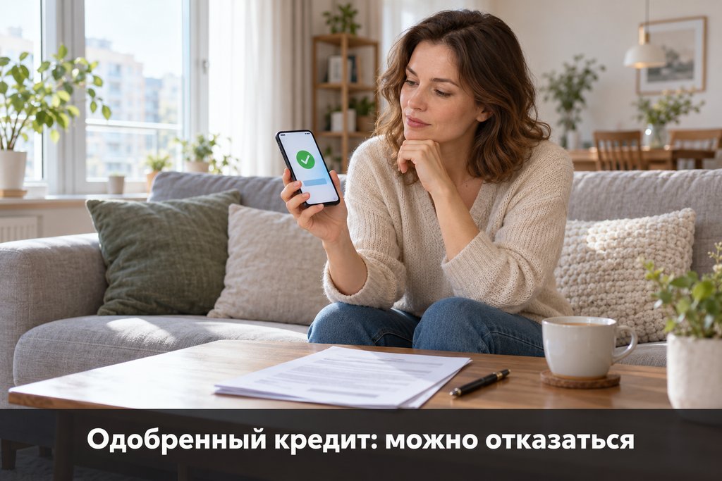Что будет, если не воспользоваться одобренным кредитом