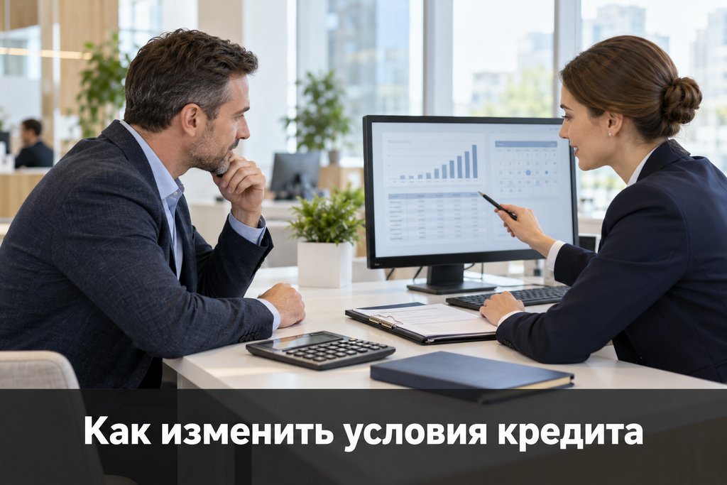 Как изменить условия кредита после его оформления