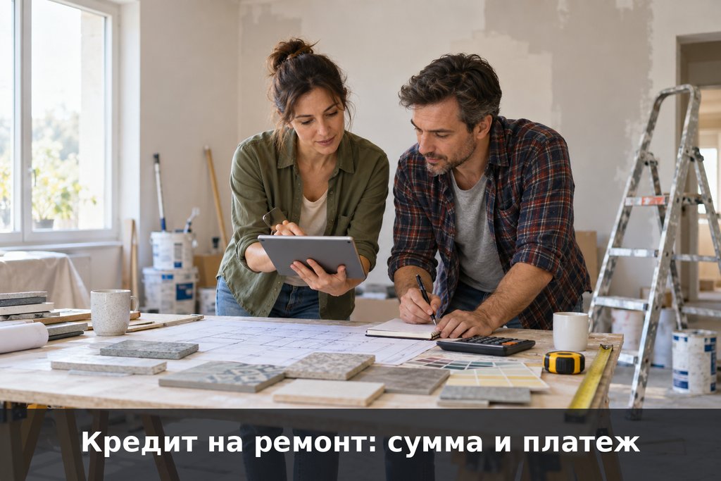 Кредит на ремонт недвижимости: как рассчитать сумму и платеж