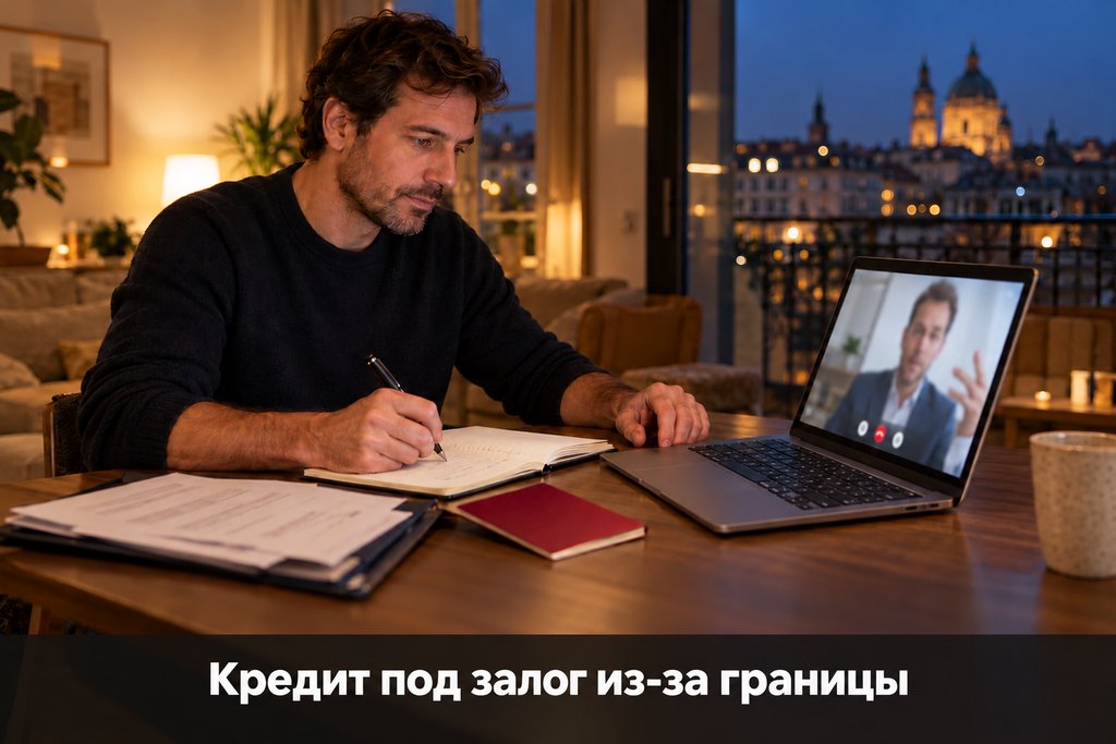 Как оформить кредит под залог недвижимости, находясь за границей