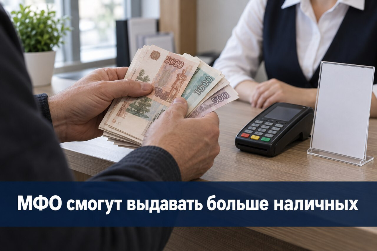 МФО смогут выдавать больше наличных: ЦБ предложил увеличить лимит до 100 тысяч рублей