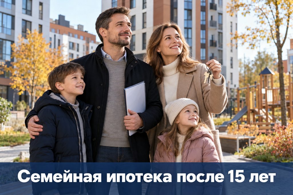 Банк России разъяснил, как изменится ставка по семейной ипотеке после 15 лет